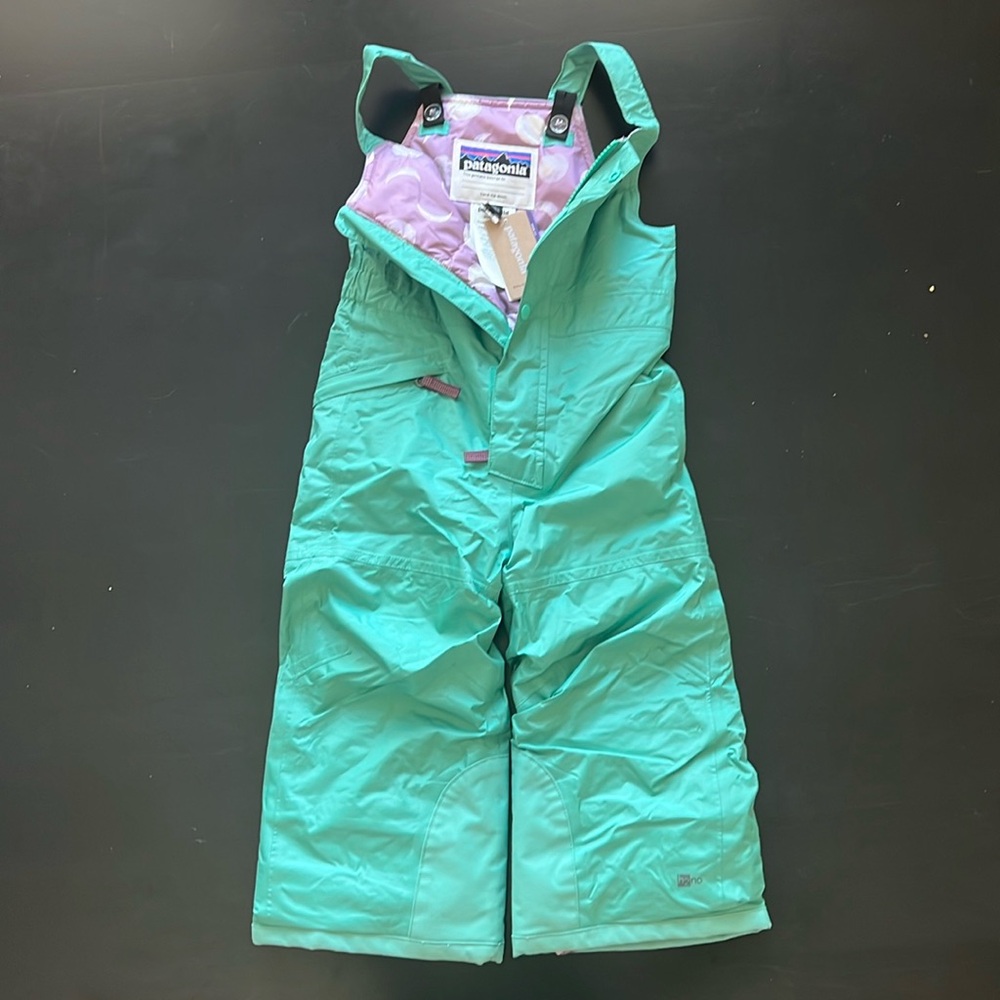 Patagonia Baby Snow Pile Bibs, size 3T